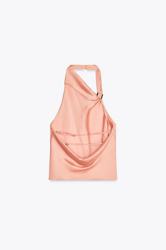 Satin Halter Top