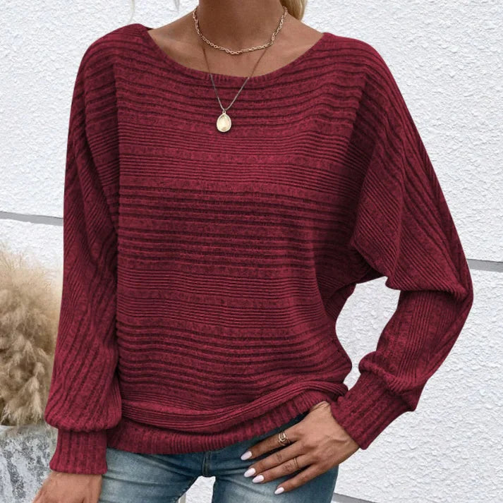 Pullover mit weichen Linien