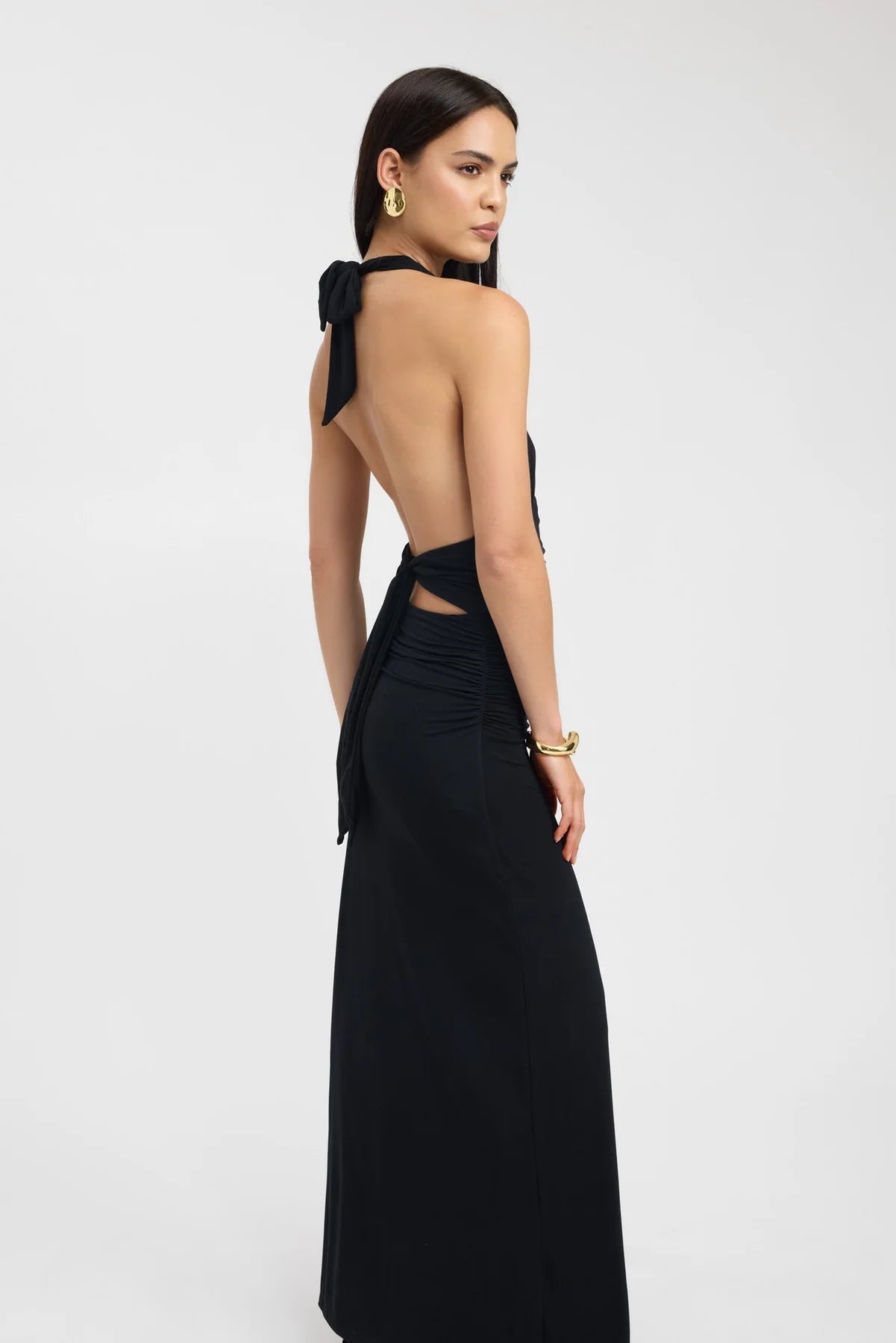 Halter Neck Maxi Dress