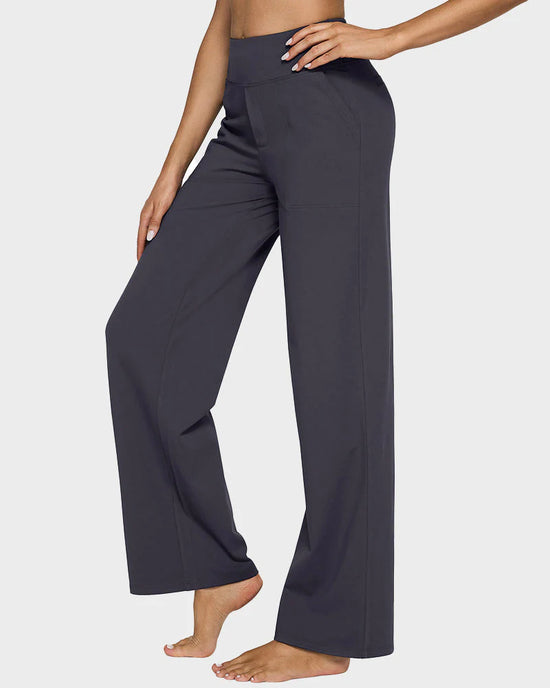 High Waist Wide-Leg Pants