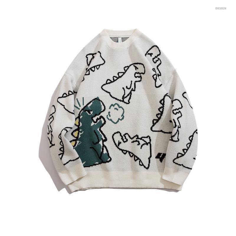 Retro Dino Knit Sweater