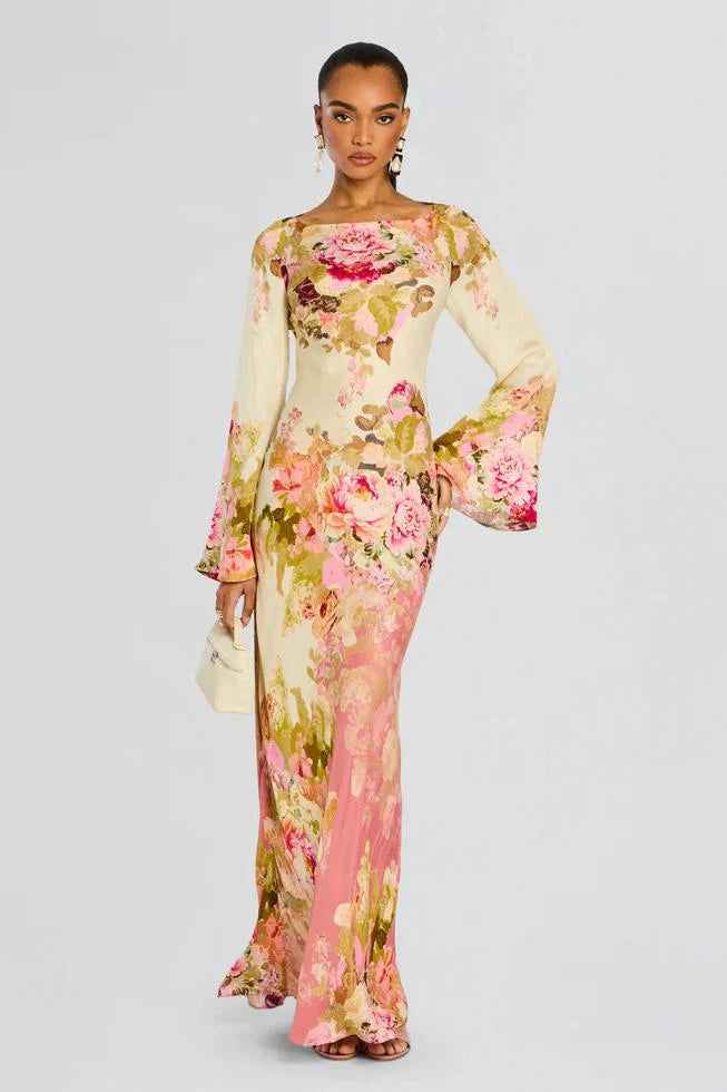 Floral Elegance Maxi Dress