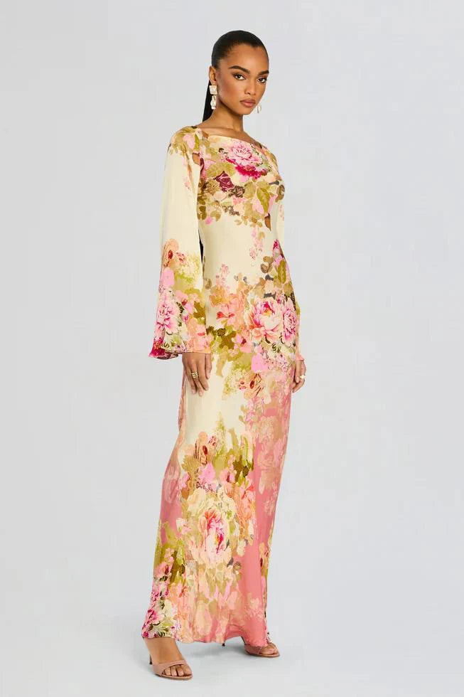 Floral Elegance Maxi Dress