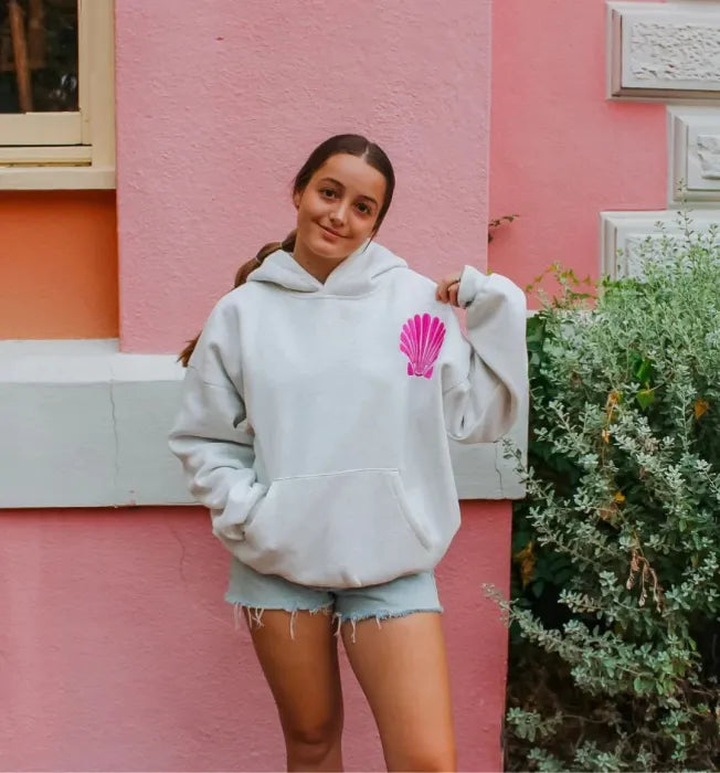 Sunset Surf Hoodie Grey