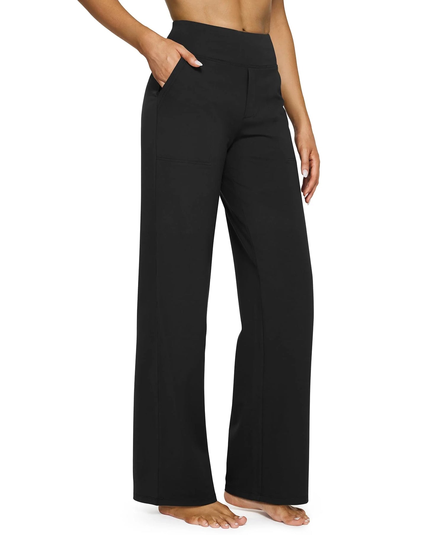 High Waist Wide-Leg Pants
