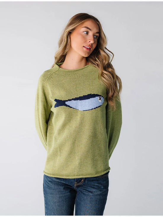 Pull de pêcheur olive