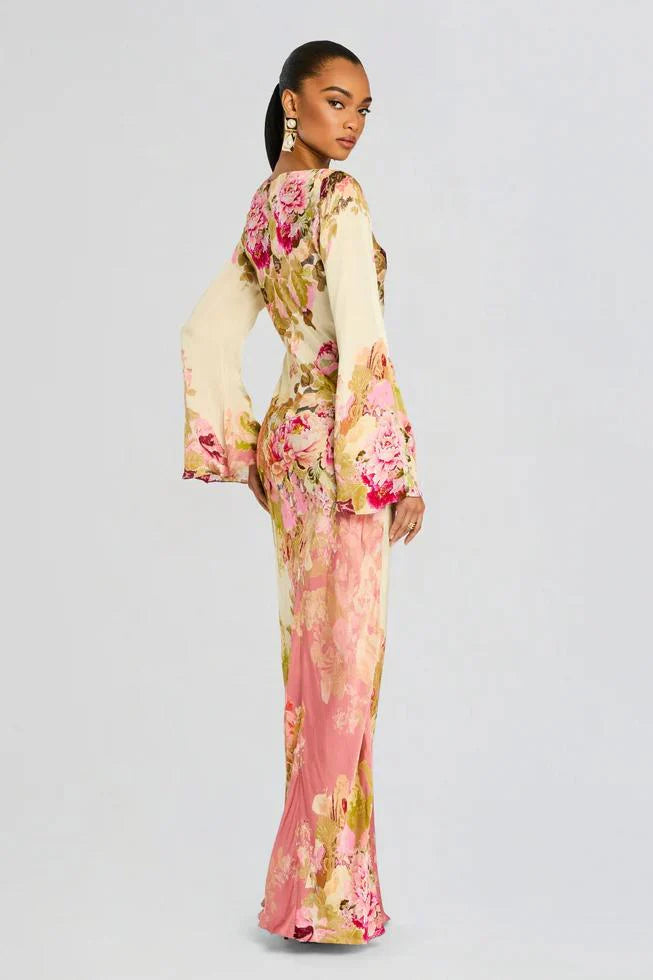 Floral Elegance Maxi Dress